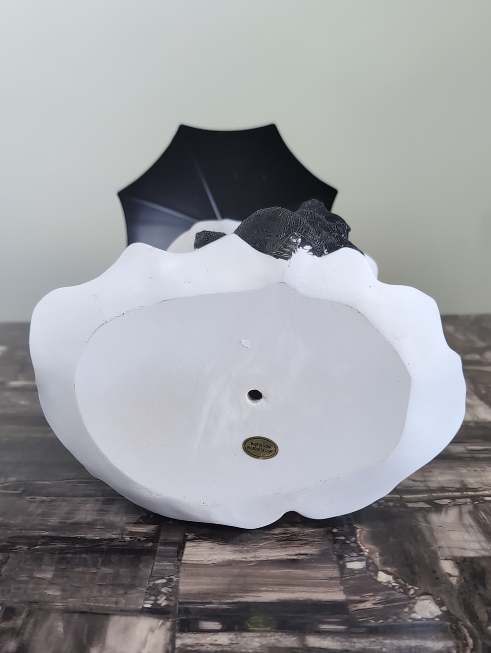 Goblin & Ghoul 13" Ghost with Black Cat & Umbrella Medium Tabletop Decor 👻 - Picture 8 of 9